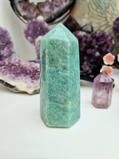 Stunning Amazonite Chunky Tower COMMUNICATION AND PEACE